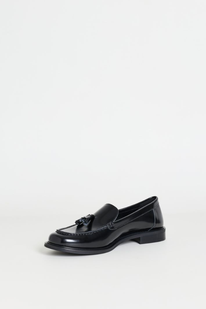 Loafer mit Quasten - SCHWARZ - Intrend - 3
