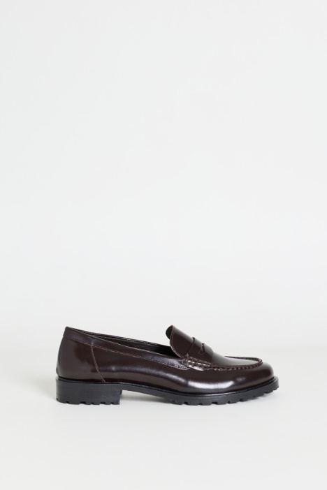 Mocassino in pelle liscia - Intrend