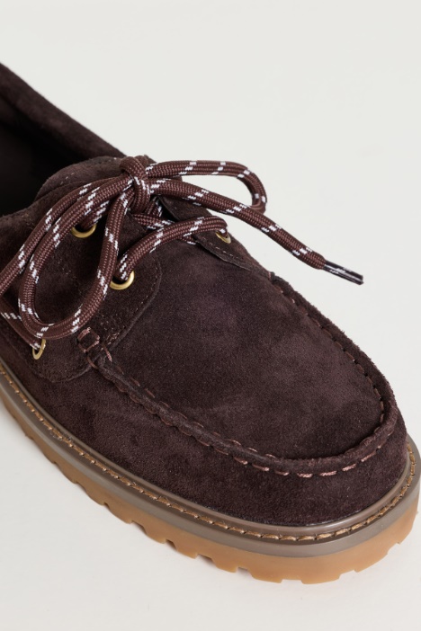 Mocassino barca in pelle