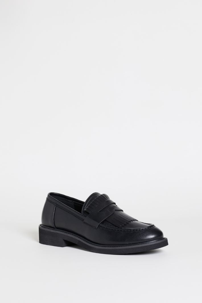 Fringed Loafers - BLACK - Intrend - 2