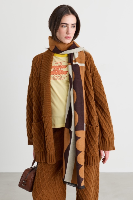 Étole à motif jacquard - Intrend