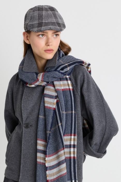 Stola con fantasia check