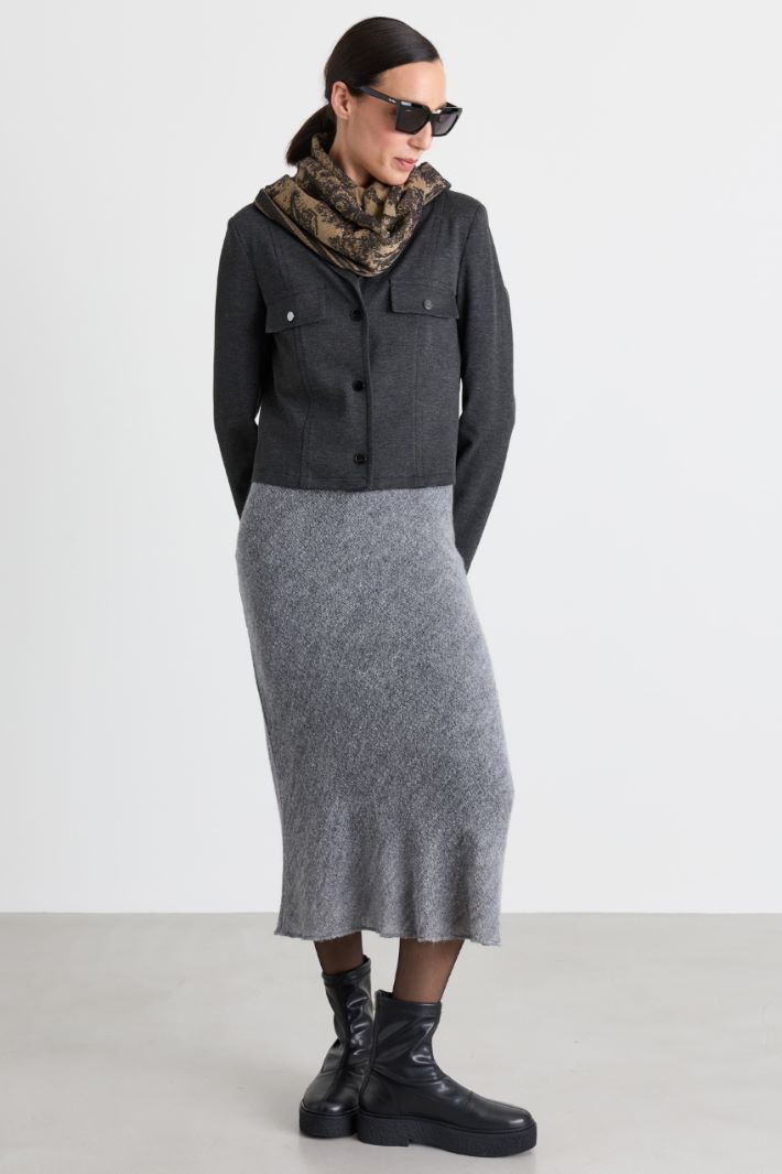 Stola jacquard - NERO - Intrend - 2