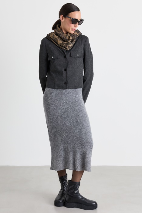 Stola jacquard