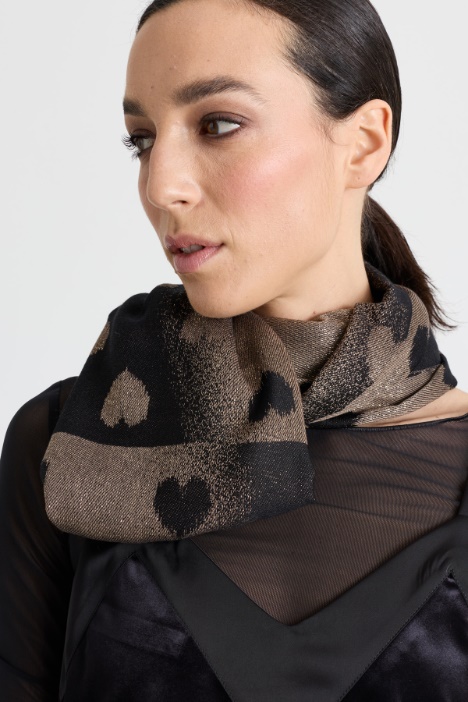 Stola jacquard