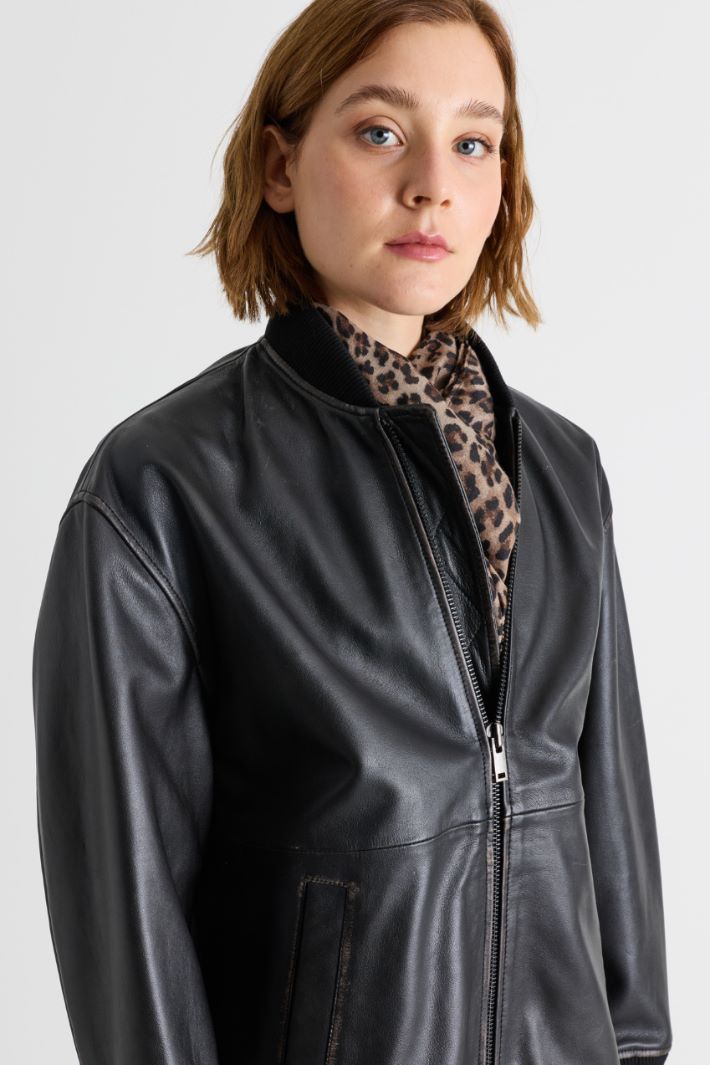 Oversized printed stole - ANIMAL - Intrend - 2