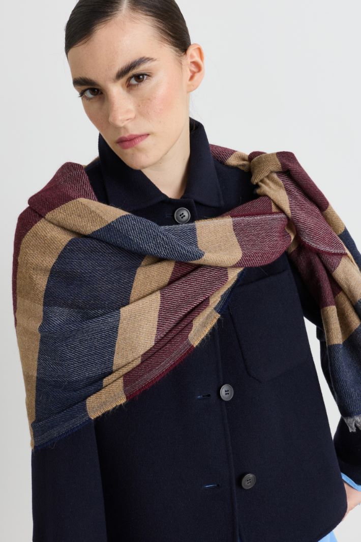 Stola multicolor - BLU BEIGE - Intrend - 2