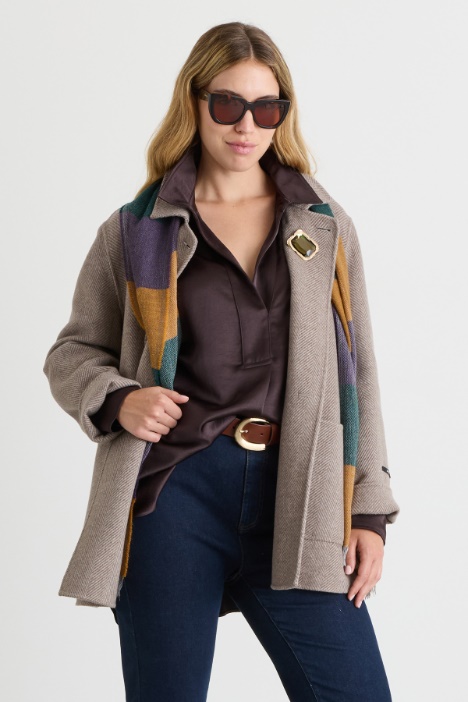 Stola colorblock