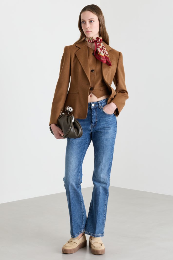 Silk Scarf - RED - Intrend