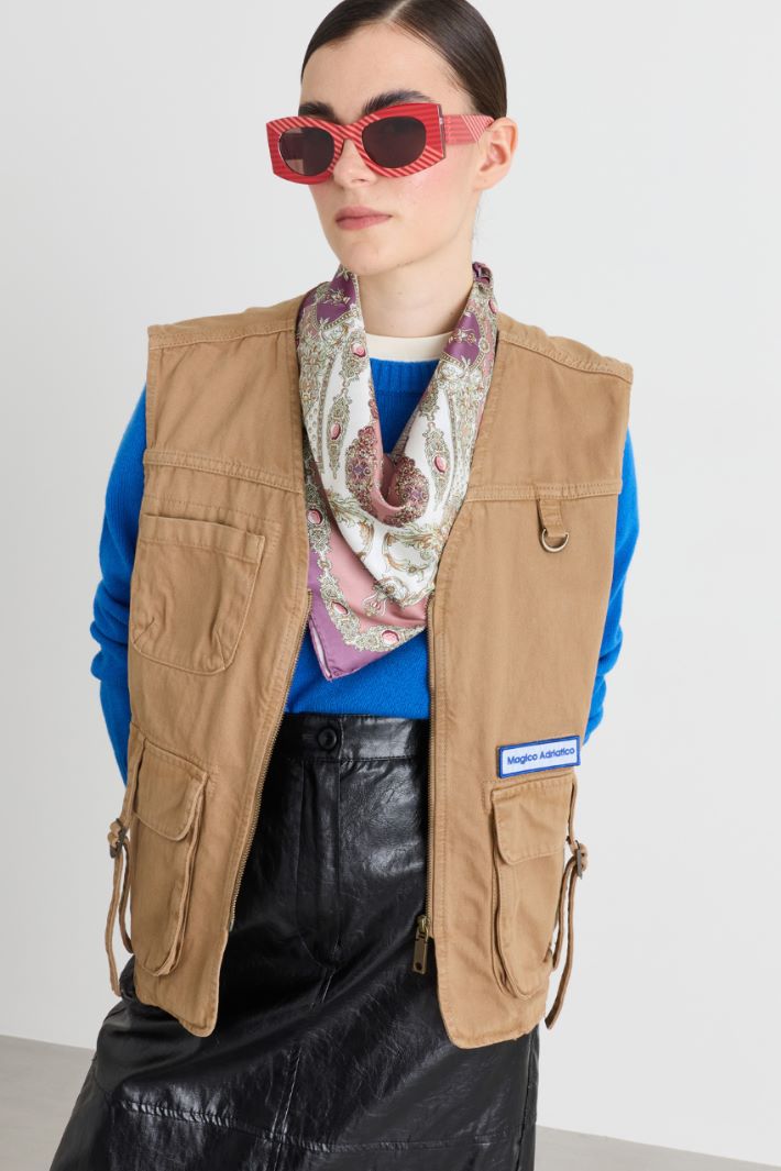 Silk Scarf - PINK - Intrend