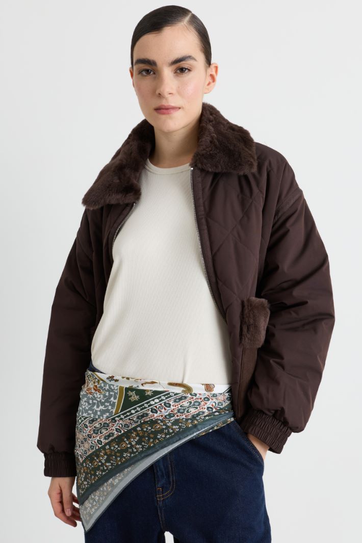 Silk scarf - GREEN - Intrend - 2