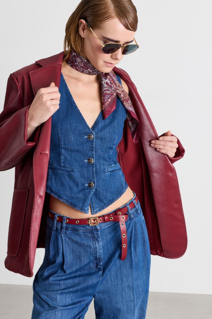 Foulard in seta - BORDEAUX - Intrend - 2