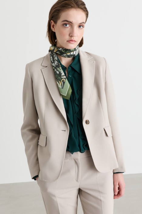 Printed silk scarf - Intrend