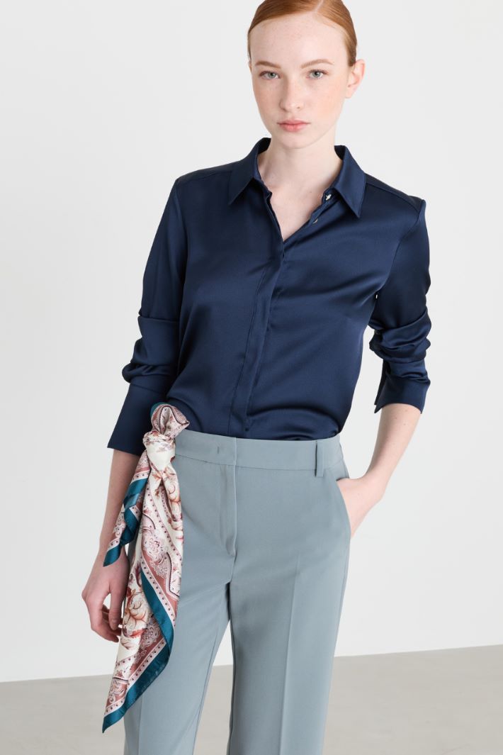 Foulard in seta - ROSA - Intrend - 2