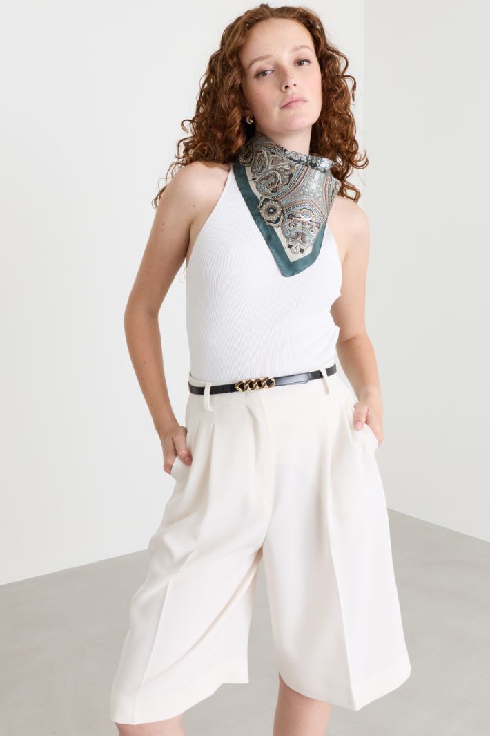 Foulard in seta - VERDE - Intrend