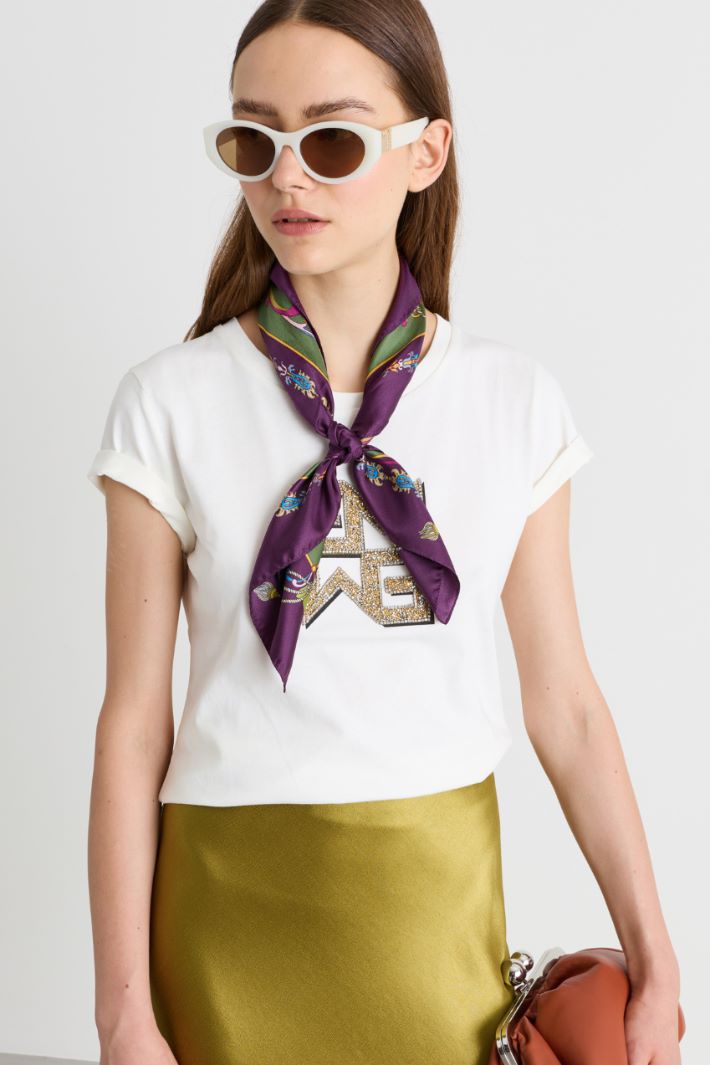 Foulard in seta - VIOLA - Intrend - 2
