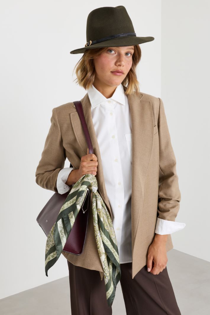 Foulard in pura seta - VERDE - Intrend - 2