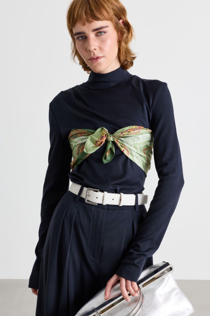 Foulard in seta - VERDE - Intrend - 2