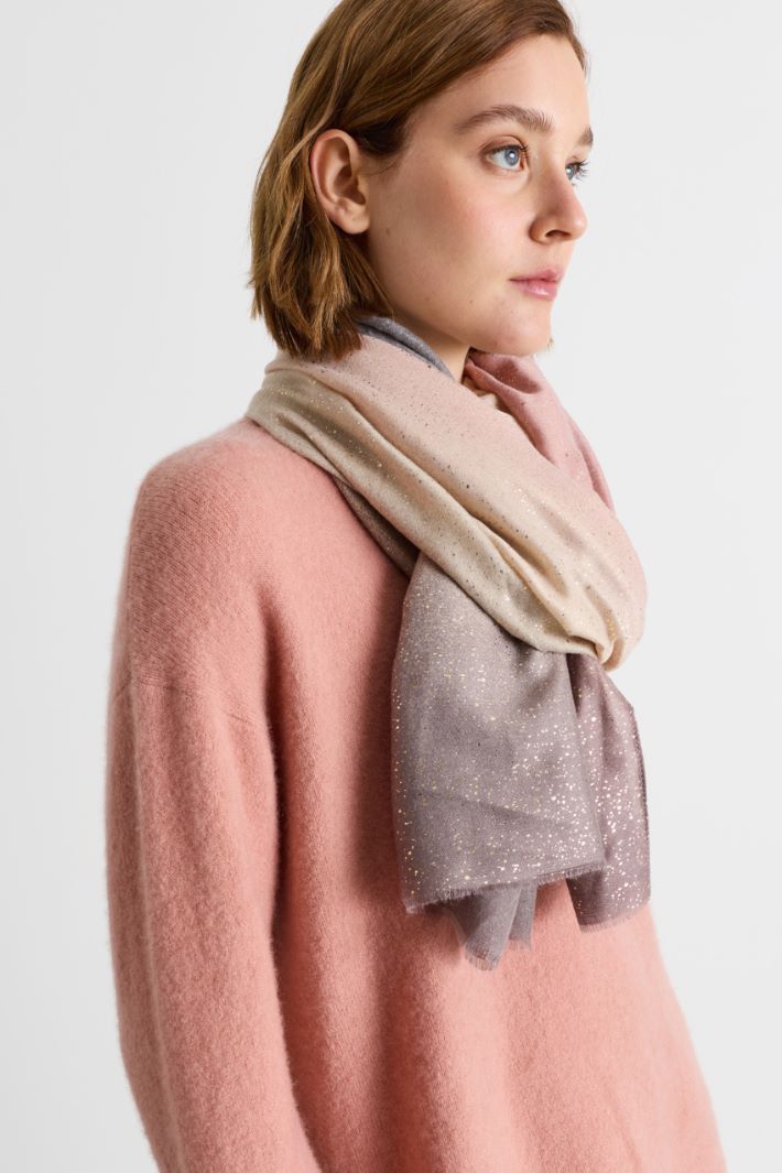 Mehrfarbige Lamé-Stola - ROSA - Intrend - 2