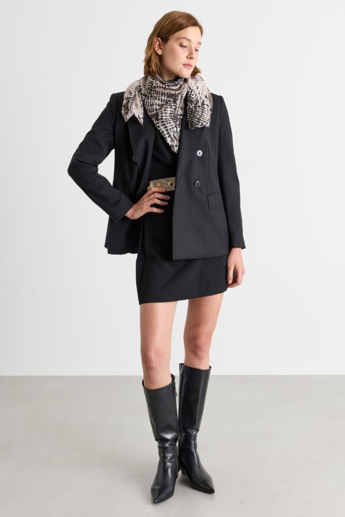 Sequinned Stole - BEIGE - Intrend