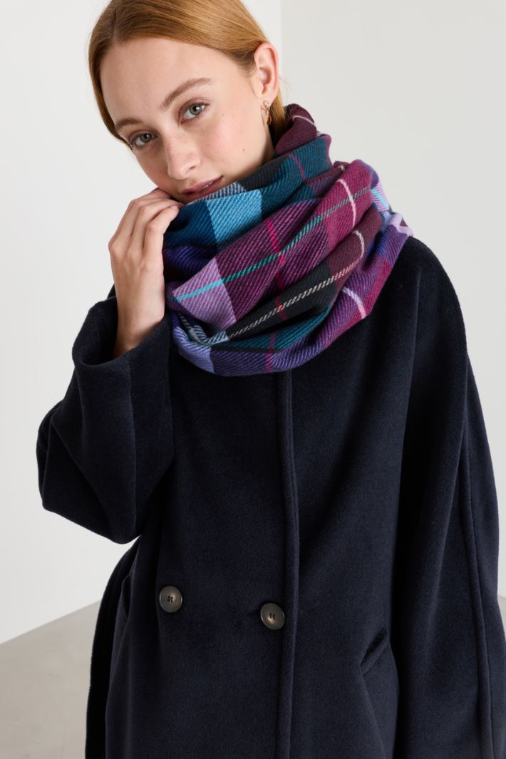 Sciarpa multicolore - FUXIA - Intrend