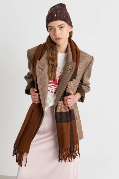 Fringed scarf - Intrend