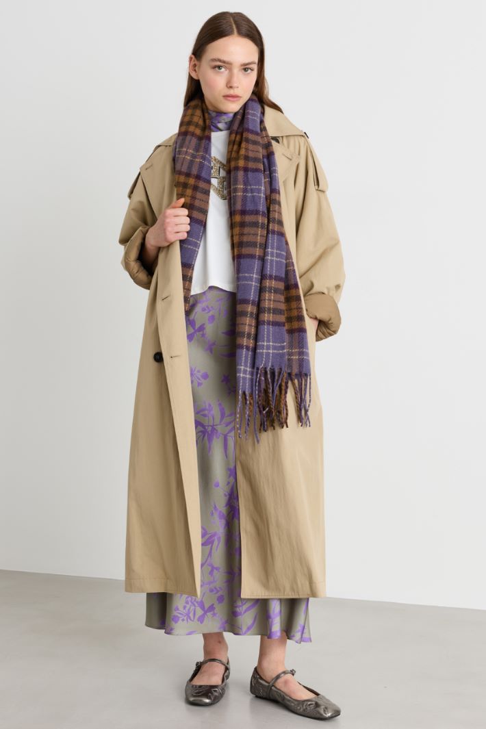 Multicolour scarf - VIOLET - Intrend