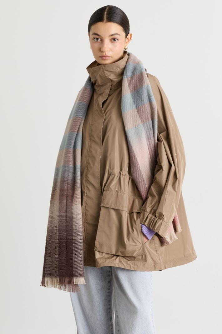Sciarpa check - ROSA AZZURRO - Intrend