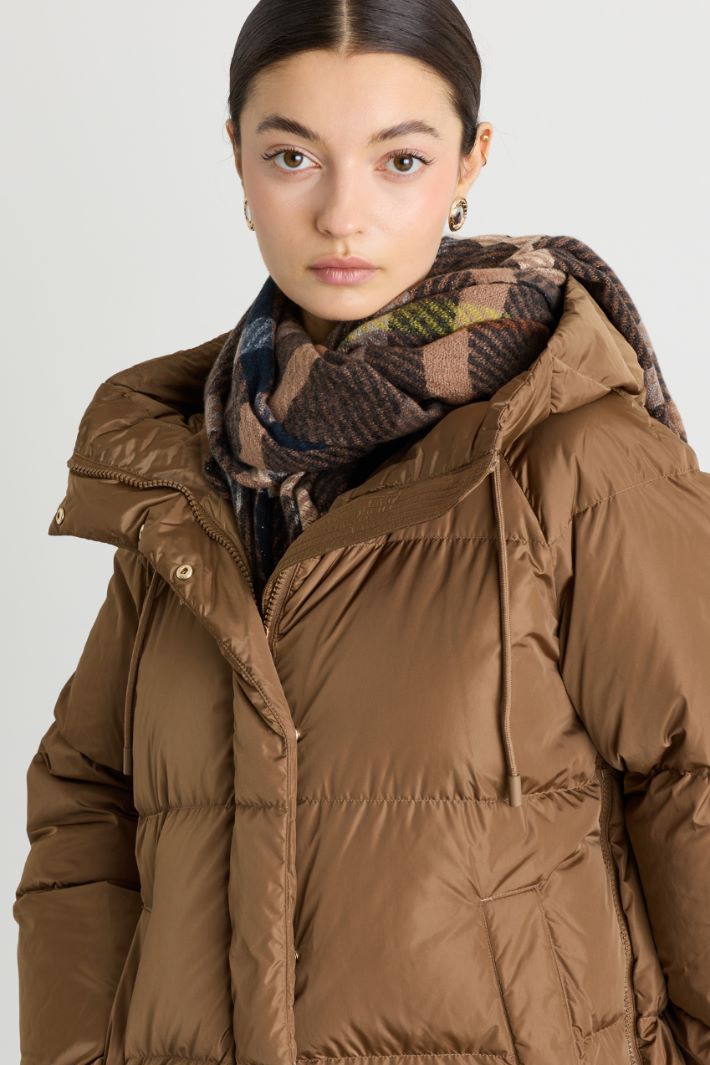 Checked scarf - BROWN - Intrend - 2