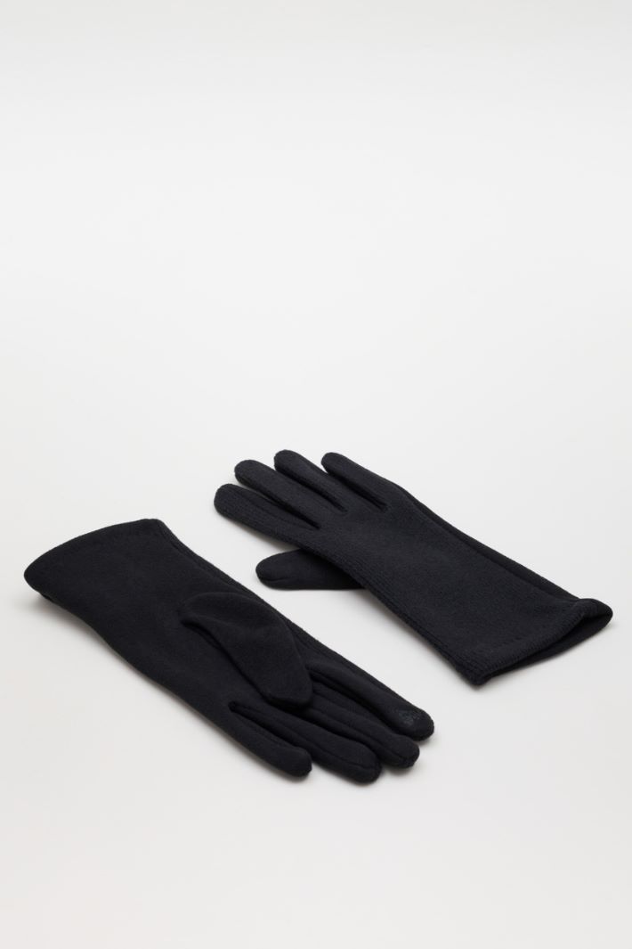 Guantes de punto - NEGRO - Intrend