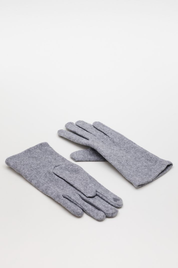 Guantes de punto - GRIS - Intrend