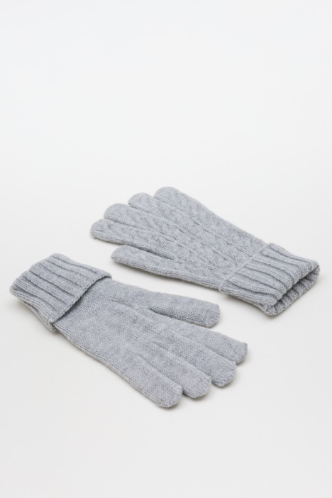 Cable-knit gloves - Intrend