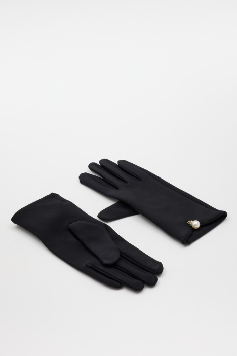Guanti touch screen con perlina - Intrend