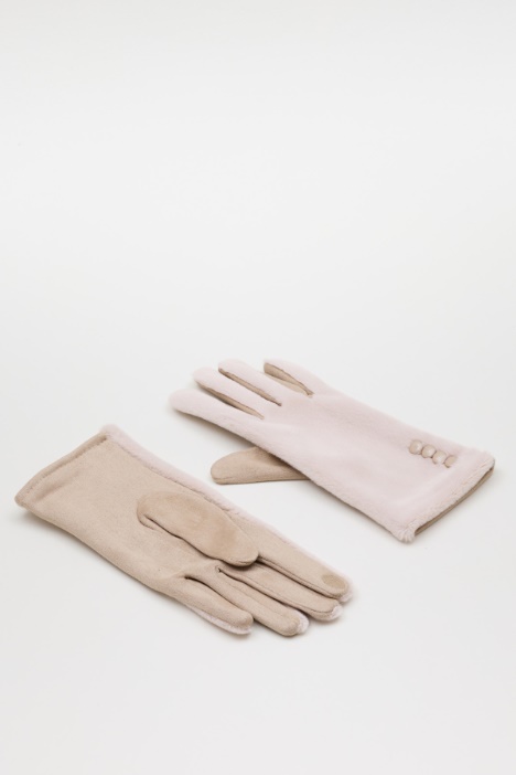 Warm, Soft Fabric Gloves - Intrend