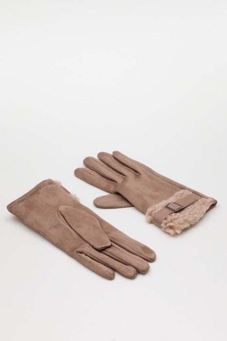 Strap Detail Gloves - Intrend