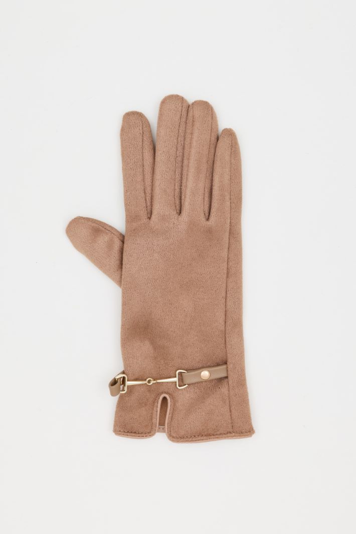 Stirrup Gloves - CAMEL - Intrend - 2