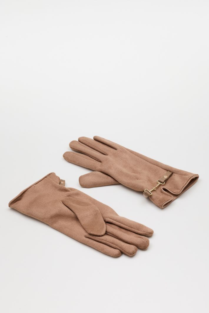 Stirrup Gloves - CAMEL - Intrend