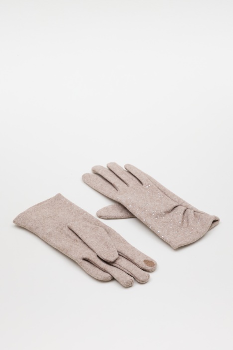 Rhinestone gloves - Intrend