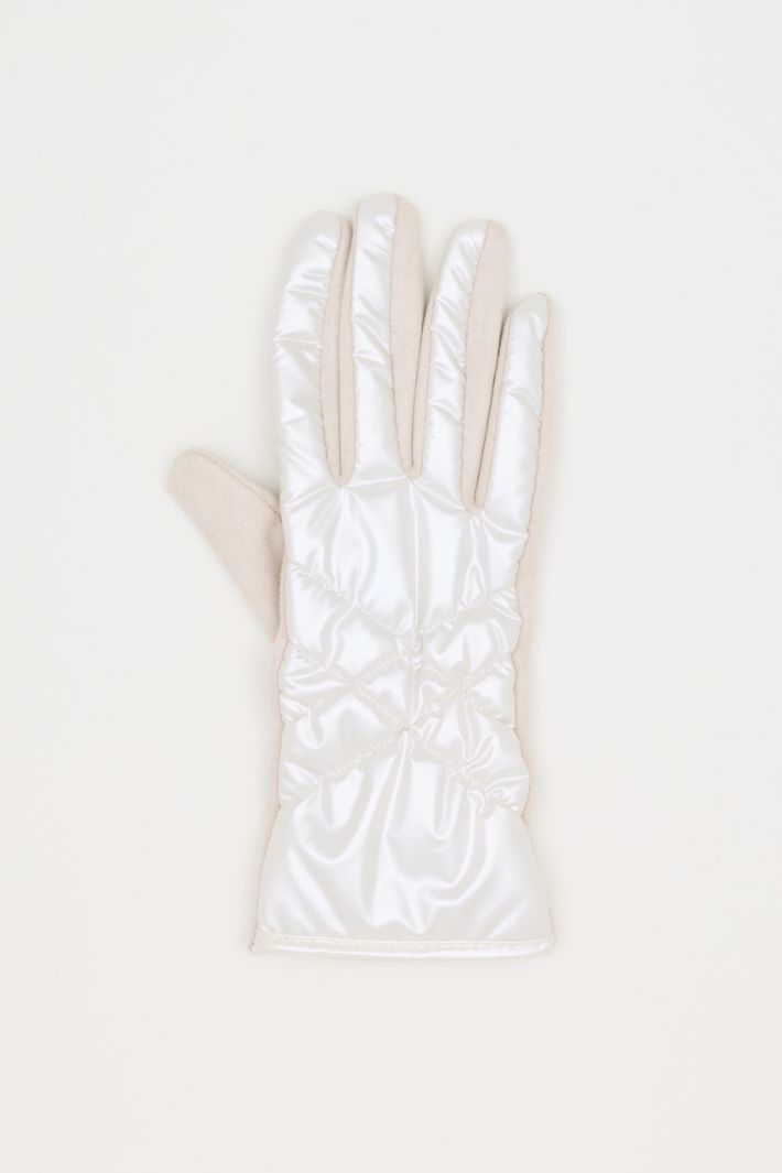 Guanti trapuntati - BIANCO - Intrend - 2
