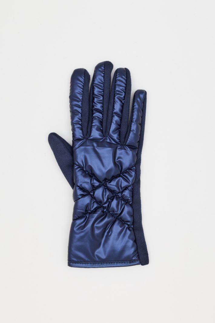 Guanti trapuntati - BLU - Intrend - 2