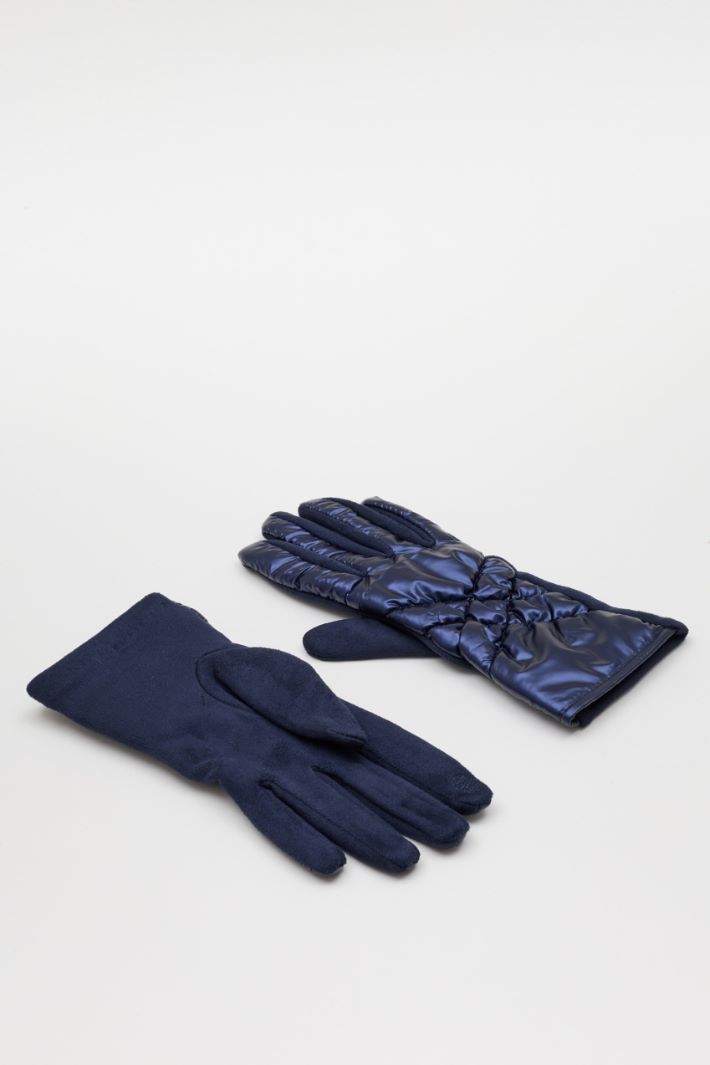 Guanti trapuntati - BLU - Intrend