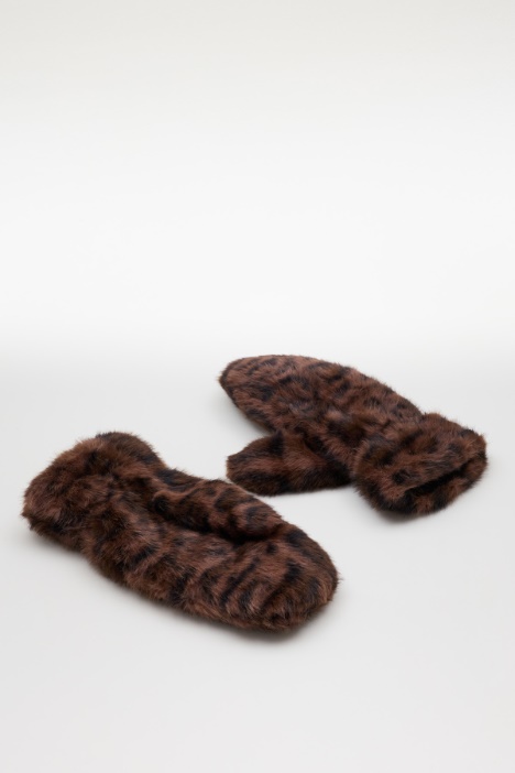 Animal print mittens - Intrend