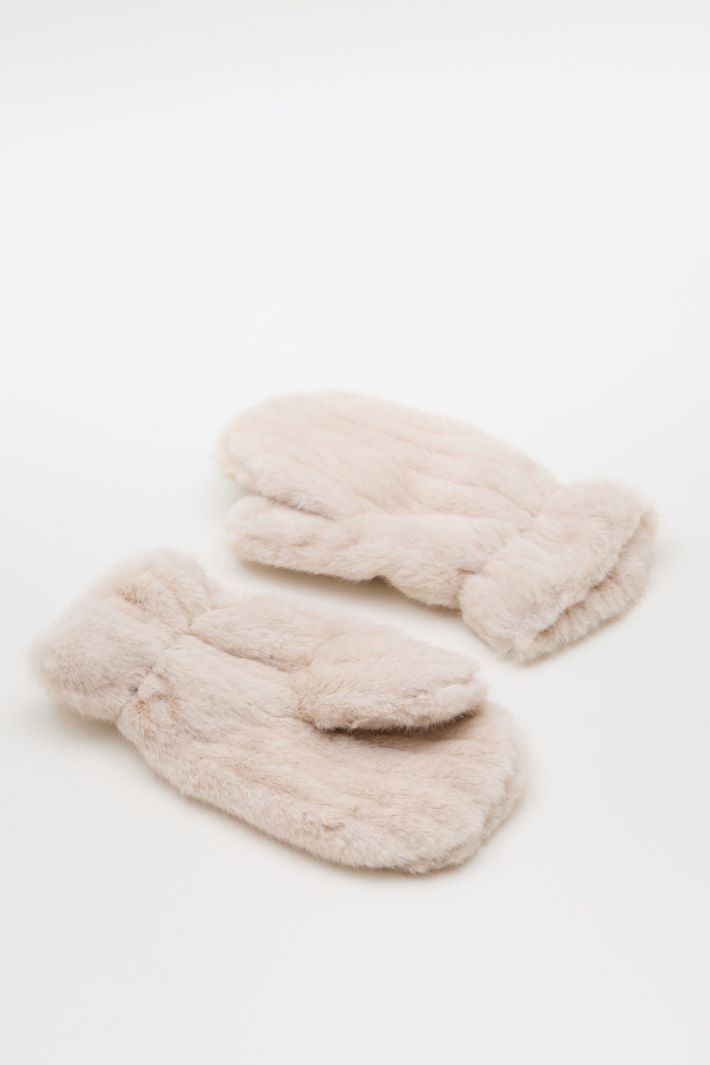 Weiche und warme Fäustlinge - BEIGE - Intrend