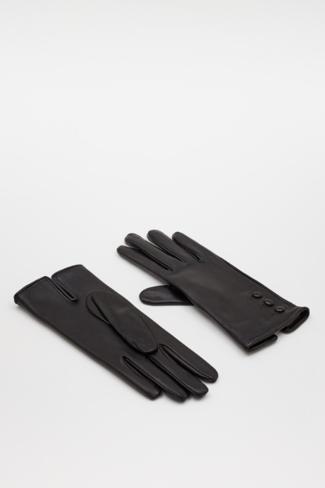 Leather Gloves - Intrend