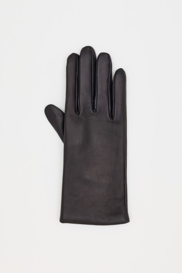 Guanti in pelle - NERO - Intrend - 2
