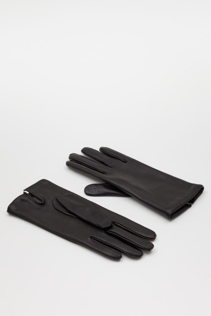 Guanti in pelle - NERO - Intrend