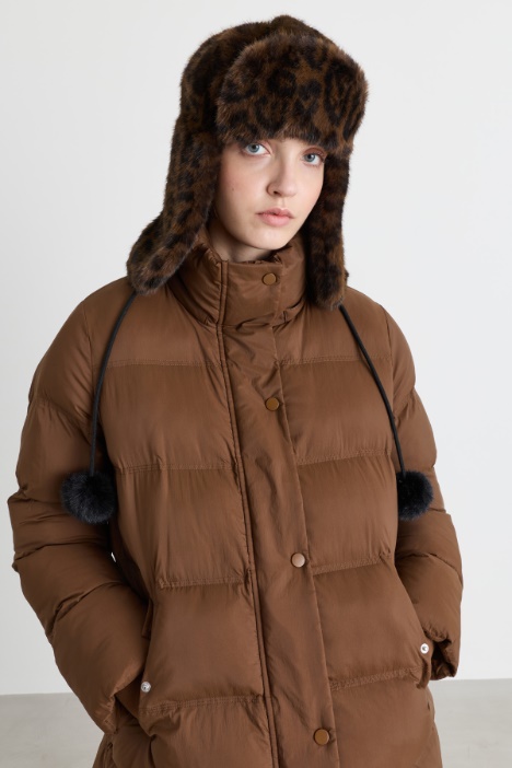 Animal print aviator hat - Intrend