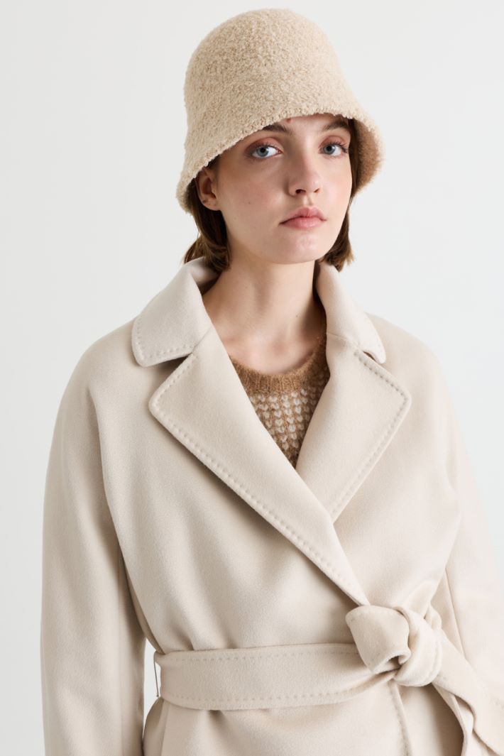 Cloche in tessuto bouclé - BEIGE - Intrend - 2