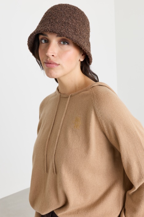 Cloche in tessuto bouclé - Intrend