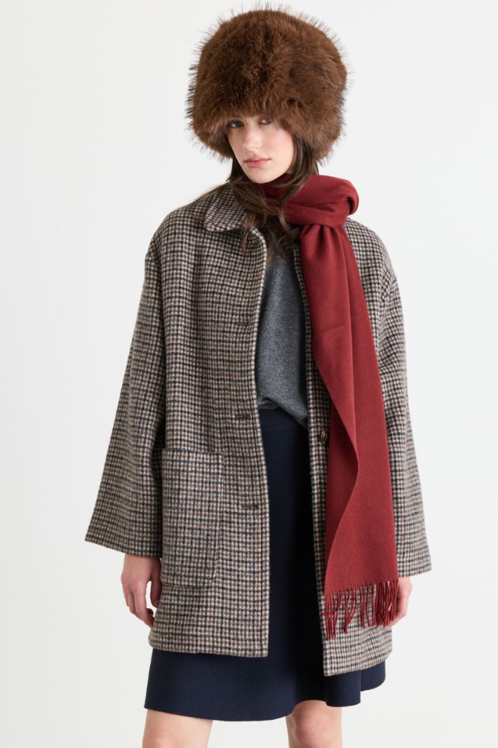 Cosy cossack hat - BROWN - Intrend